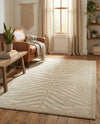 Savannah Sojourn Collection Area Rug -  Kalahari Rectangle Beige and Ivory  lifestyle 27