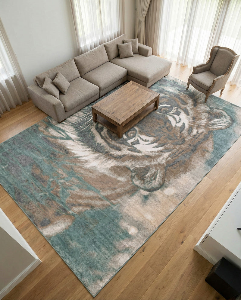 Savannah Sojourn Collection Area Rug -  Okavango Rectangle Multi  lifestyle 12