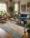 Coastal Haven Collection Area Rug -  Oceania Square Multi  lifestyle 73