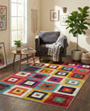Marrakesh Elegance Collection Area Rug -  Ourika Rectangle Multi  lifestyle 16