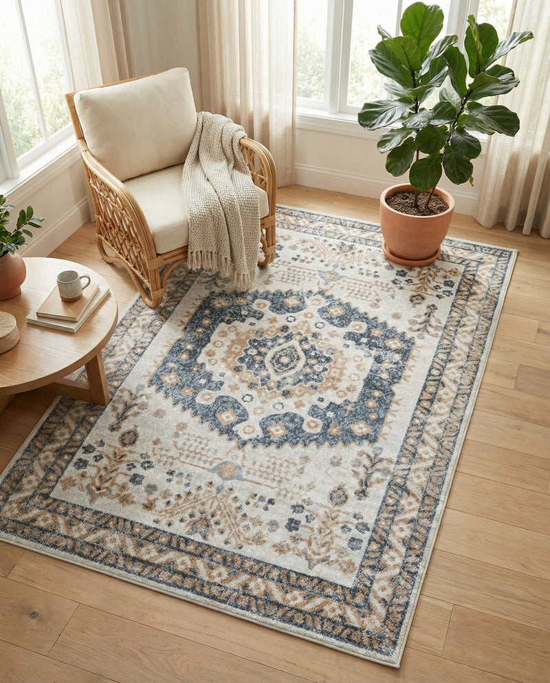 Cambridge Classics Collection Area Rug -  Pembroke (Cream) Rectangle Cream  lifestyle 19