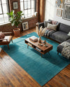 Soho Elegance Collection Area Rug - Chelsea (Turquoise) Rectangle Turquoise  lifestyle 21