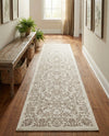 Savannah Elegance Collection Area Rug - Augusta (Ivory) Runner Ivory  lifestyle 79