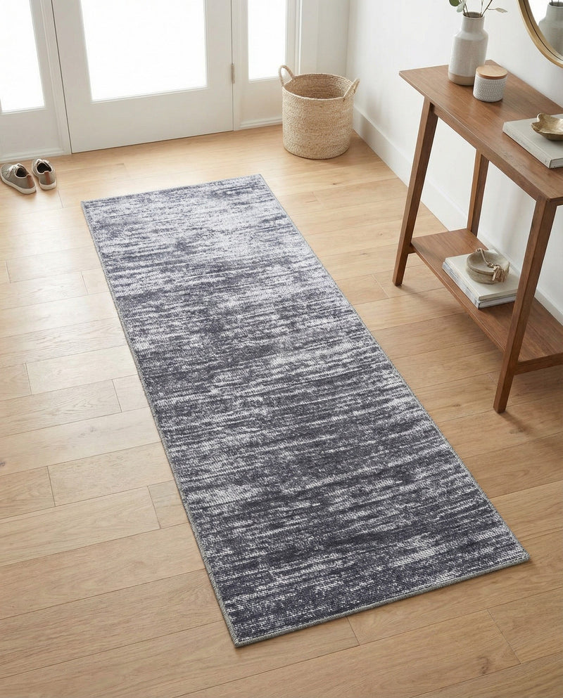 Sahara Essence Collection Area Rug - Oasis (Gray) Runner Gray  lifestyle 78
