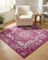 Georgetown Rugs Collection Area Rug - Dupont (Purple) Square Purple  lifestyle 50