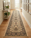 Isfahan Elegance Collection Area Rug - Naghsh-e Jahan (Ivory) Runner Ivory  lifestyle 44