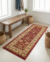 Jaipur Elegance Collection Area Rug -  Nahargarh (Red) Runner Red  lifestyle 76