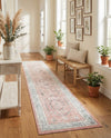 Adriana Terrace Collection Area Rug - Capri (Rose) Runner Rose  lifestyle 58