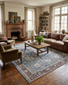 Heritage Elegance Collection Area Rug -  Himeji Rectangle Green  lifestyle 23