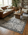 Horizon Collection Area Rug - Dawn Rectangle Gray  lifestyle 59