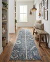Cascade Range Collection Area Rug - Hood (Blue Gray) Runner Blue Gray  lifestyle 68