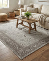 Horizon Collection Area Rug -  Apex (Light Gray) Rectangle Light Gray  lifestyle 21