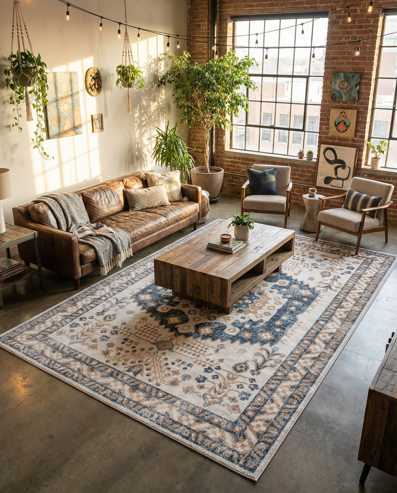 Cambridge Classics Collection Area Rug -  Pembroke (Cream) Rectangle Cream  lifestyle 12