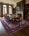 Horizon Collection Area Rug -  Apex (Purple) Rectangle Purple  lifestyle 6