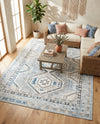 Savannah Elegance Collection Area Rug -  Tybee (Aqua Blue) Rectangle Aqua Blue  lifestyle 17