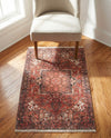 Bazaar Chic Collection Area Rug -  Essaouira Rectangle Rust Red  lifestyle 5