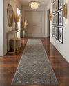 Hollywood Luxe Collection Area Rug - Sunset (Gray Gold) Runner Gray Gold  lifestyle 43
