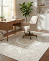 Sanctuary Retreat Collection Area Rug -  Enclave Rectangle Snow White  lifestyle 26