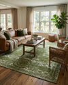 Dover Terrace Collection Area Rug -  Lagoon (Green) Rectangle Green  lifestyle 14