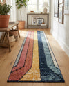 Marrakech Mosaic Collection Area Rug -  Agadir Runner Multi  lifestyle 26