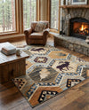 Frontier Trails Collection Area Rug -  Mesa Rectangle Blue  lifestyle 22