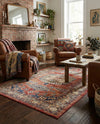 Eden Oasis Collection Area Rug -  Refuge (Terracotta) Rectangle Terracotta  lifestyle 3
