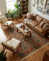 Ottoman Elegance Collection Area Rug -  Ephesus Rectangle Beige  lifestyle 48