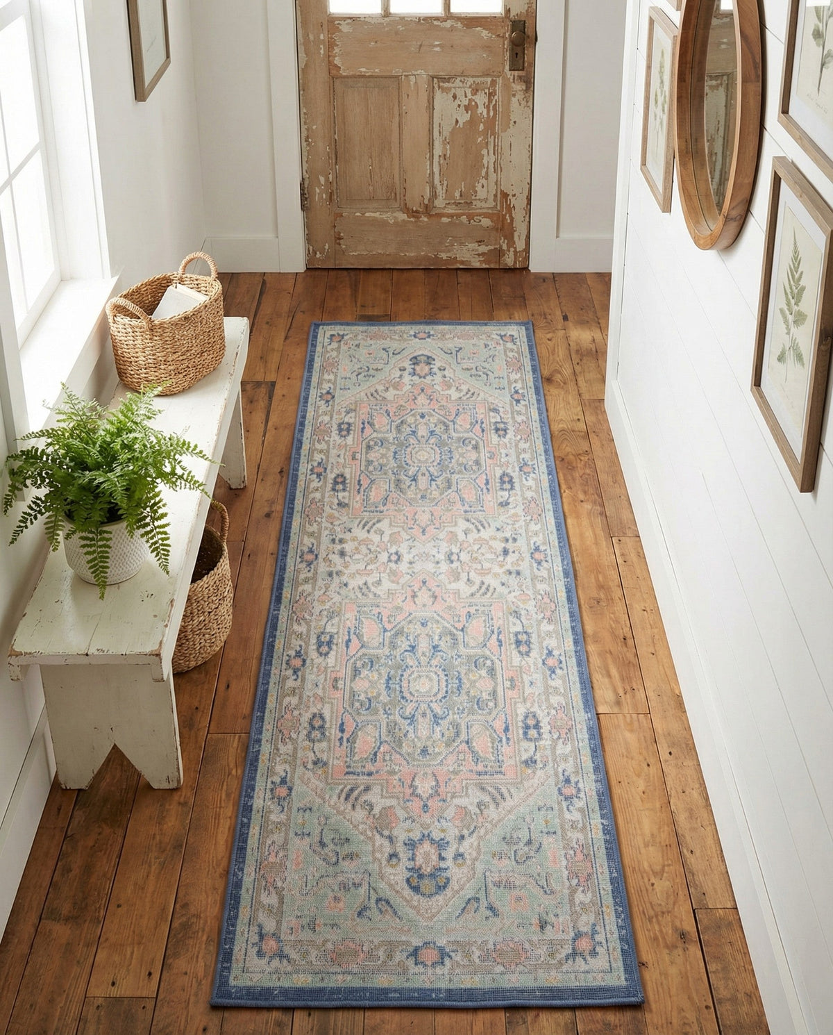 Savannah Series Collection Area Rug - Charleston (Multi) Runner Multi  lifestyle 71
