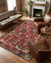 Neptune Elegance Collection Area Rug -  Galatea (Burgundy) Rectangle Burgundy  lifestyle 15