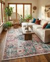 Savannah Elegance Collection Area Rug -  Azalea Rectangle Pink  lifestyle 38