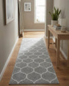 Trellis Mosaic Collection Area Rug -  Pergolatown (Light Gray) Runner Light Gray  lifestyle 64