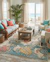 Sorrento Shores Collection Area Rug -  Massa Rectangle Beige  lifestyle 27
