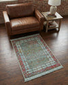 Caribbean Breeze Collection Area Rug -  Juniper Rectangle Blue  lifestyle 9