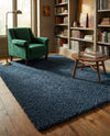 Alpine Plush Collection Area Rug -  Cortina (Marine Blue) Rectangle Marine Blue  lifestyle 18