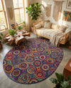 Caribbean Cove Collection Area Rug -  Vincent Oval Multi  lifestyle 41