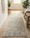 Seville Stripes Collection Area Rug -  Granada (Gray) Runner Gray  lifestyle 64