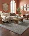 Plush Oasis Collection Area Rug - Serenity (Cloud Gray) Rectangle Cloud Gray  lifestyle 30