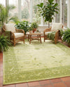 Horizon Collection Area Rug -  Apex (Light Green) Rectangle Light Green  lifestyle 10