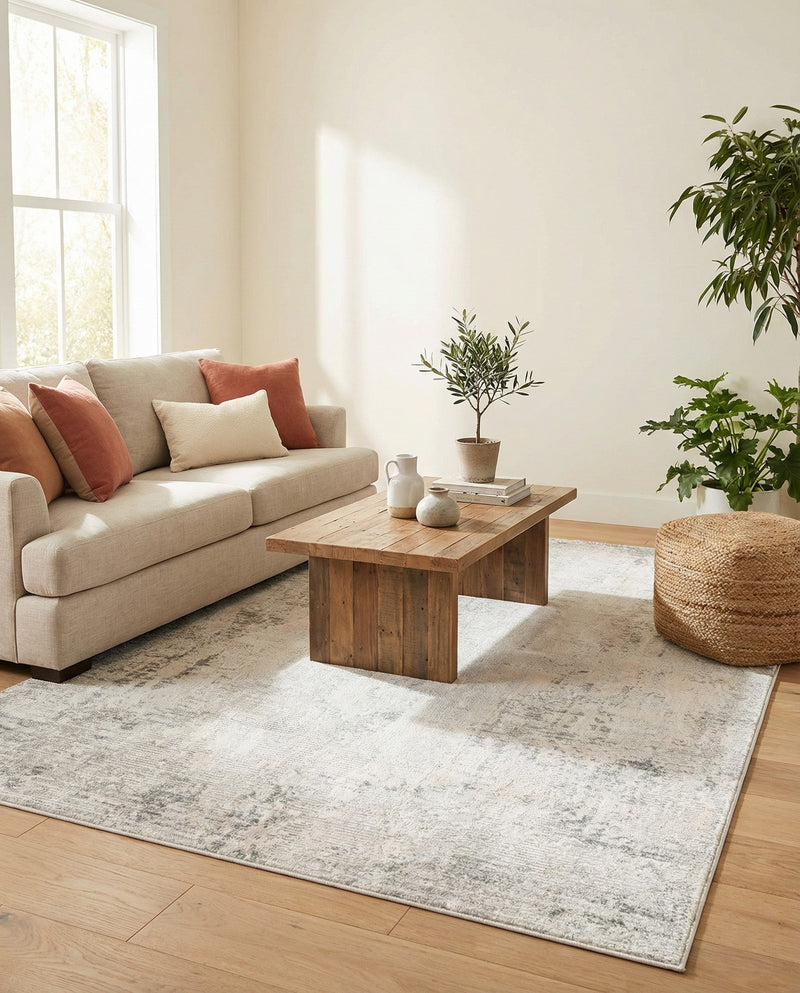 Aegean Elegance Collection Area Rug -  Ithaca Rectangle Gray  lifestyle 34