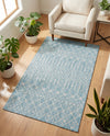 Savannah Pergola Collection Area Rug -  Pergola (Aqua) Rectangle Aqua  lifestyle 22