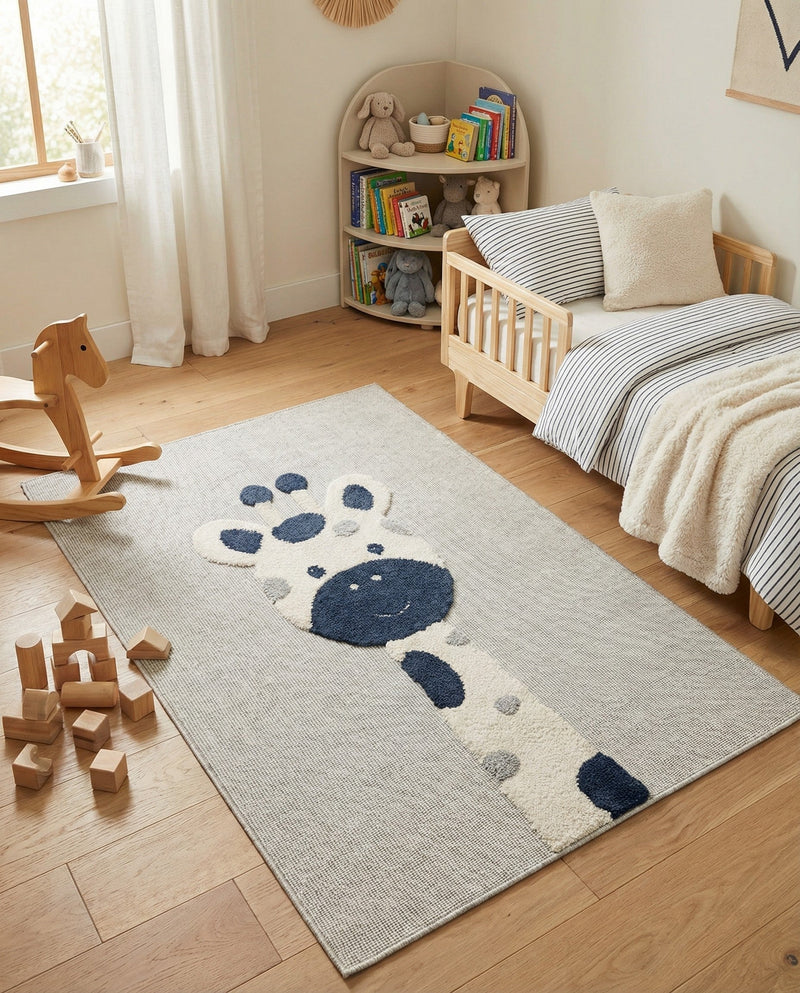 Wonder Tykes Collection Area Rug -  Wonderland Rectangle Gray  lifestyle 4