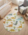 Wonder Tykes Collection Area Rug -  Pastiche Round Ivory  lifestyle 45