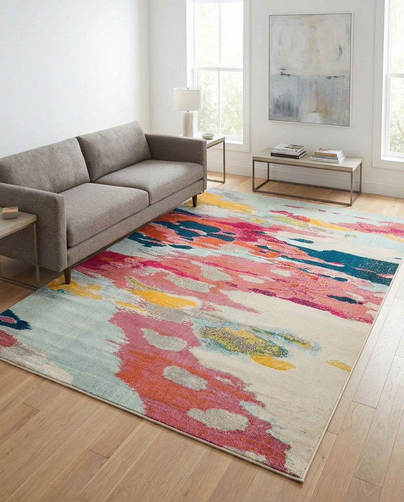 Marrakesh Elegance Collection Area Rug -  Skhirat Rectangle Pink  lifestyle 5