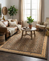 Savannah Sojourn Collection Area Rug -  Limpopo Rectangle Brown  lifestyle 22