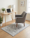 Charleston Elegance Collection Area Rug - Harborview Rectangle Gray  lifestyle 31