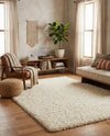 Eternal Plush Oasis Collection Area Rug -  Tranquility (Pearl) Rectangle Pearl  lifestyle 21