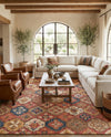Benares Handwoven Jute Collection Area Rug - Ganges Rectangle Multi  lifestyle 21