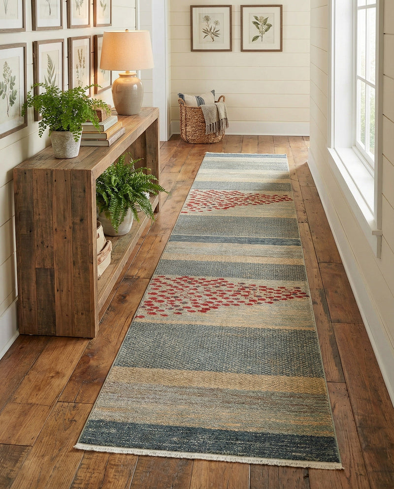 Zagros Oasis Collection Area Rug -  Kermanshah Runner Blue  lifestyle 39