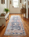 Bazaar Chic Collection Area Rug -  Rabat Runner Navy Blue  lifestyle 51