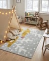 Wonder Tykes Collection Area Rug -  Mystic Rectangle Gray  lifestyle 10